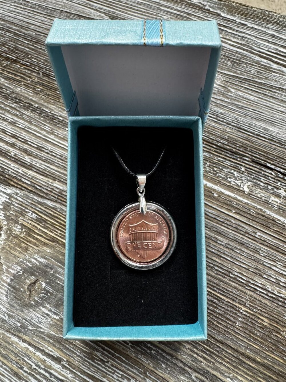 Carry a Piece of American History - Handcrafted 2017 US 1 Cent Coin Pendant